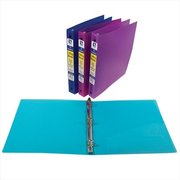 C-Line Products C-Line Products 31710BNDL6EA 3-Ring Poly Binder  1 Inch Capacity - Color May Vary - Set of 6 Binders 31710BNDL6EA